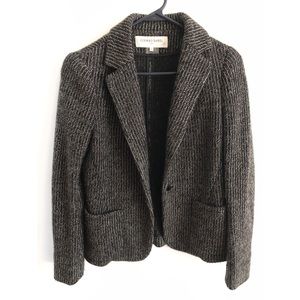 Gerard Darel Stacey Single Button Knit Blazer